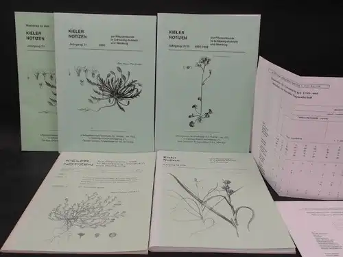 Arbeitsgemeinschaft Geobotanik (AG Floristik... von 1922)  in Schleswig-Holstein und Hamburg e.V. (Hg.) und Neue Universität, Biologiezentrum Kiel (Hg.): Pflanzenkunde: Konvolut aus 4 Ausgaben der...