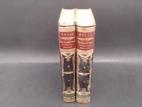 Rogge, Helmuth (Hg.): 2 Bücher: Der Doppelroman der Berliner Romantik. Erster Band: Die Versuche und Hindernisse Karls. Eine deutsche Geschichte aus neuerer Zeit. Erster Theil.. 