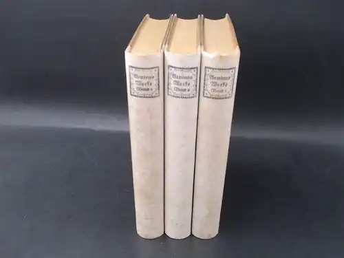 Arnim, Achim von und Reinhold Steig (Hg.): Drei Bücher zusammen - Achim von Arnims Werke. Ausgewählt und herausgegeben von Reinhold Steig. Erster bis dritter Band. 