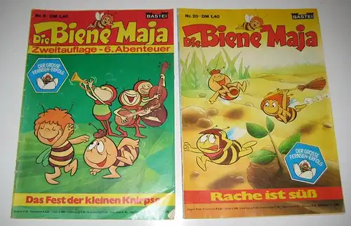 Bastei: 2 Bände: Die Biene Maja. Das Fest der kleinen Knirpse. / Rache ist süß. [Die Biene Maja. Nr. 6, 20]. 