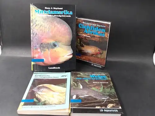Mayland, Hans J: 2 Bücher und 2 Zugaben: 1) Bewährte und begehrte Cichliden Afrikas. Interessante Importe aus West  und Ostafrika sowie aus den Seen.. 