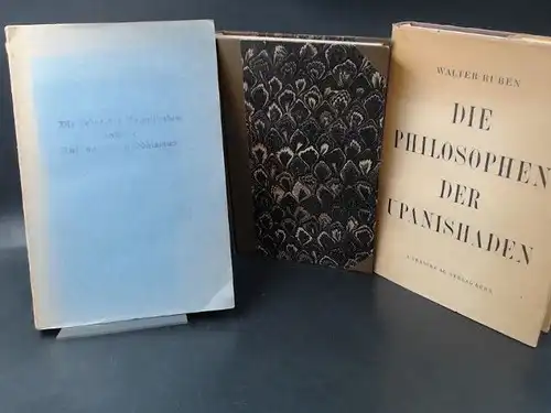 Oldenberg, Hermann: 2 Bücher und eine Zugabe: 1) Die Lehre der Upanishaden und die Anfänge des Buddhismus; 2) Die Literatur des alten Indien; Als Zugabe: Walter Ruben/ Die Philosophen der Upanishaden. 