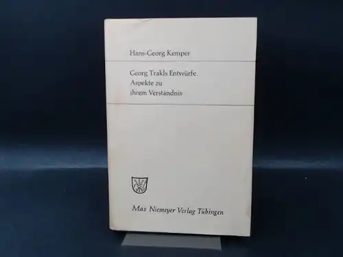 Kemper, Hans-Georg: Georg Trakls Entwürfe. Aspekte zu ihrem Verständnis. [Studien zur Deutschen Literatur Band 19, herausgegeben von Richard Brinkmann, Friedrich Sengle und Klaus Ziegler]. 