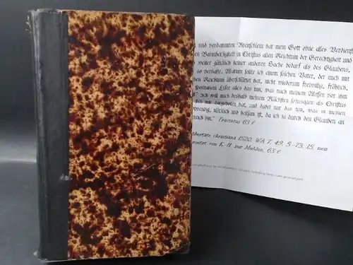 Calvin, Johannes: 2 Bände in einem Buch: 1) Ioannis Calvini Institutio Christianae Religionis Pars Prior; 2) Ioannis Calvini Institutio Christianae Religionis Pars Altera. Cum brevi.. 