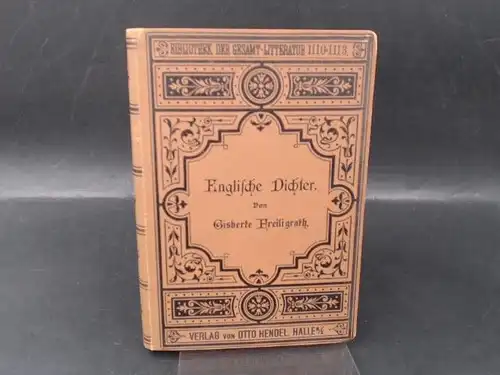 Shelley, Percy B. u.a: Englische Dichter. Übersetzungen nach Percy B. Shelley, Thomas Moore u.a. 