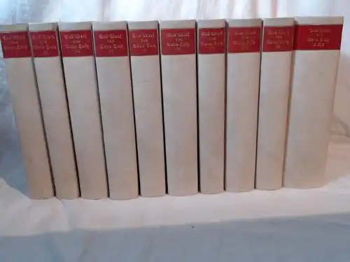 Holz, Arno: Das Werk von Arno Holz. Monumental-Ausgabe mit 12 Bänden in 10 Büchern. 
