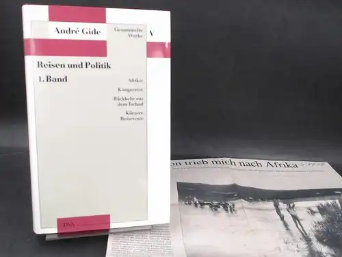 Gide, André: Gesammelte Werke V. Reisen und Politik. 1. Band. 