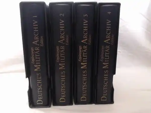 Archiv-Verlag (Hg.): Deutsches Militär-Archiv Ergänzungs-Edition in vier Bänden. 