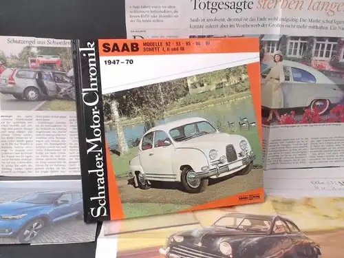 Peterka, Michael (Dok.): Saab 1947-70. Modelle 92. 93. 95. 96. 99. Sonett I, II, und III. 