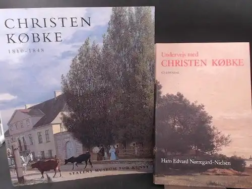 Nørregård-Nielsen, Hans Edvard: Undervejs med Christian Købke/1810-1848. Zwei Bücher zusammen. 