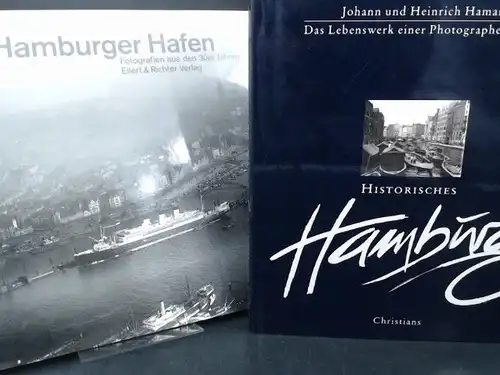 Rademacher, Henning und Johann Hamann: Der Hafen Hamburg in den Dreißigern / Historisches Hamburg. 2 Bücher zusammen. 