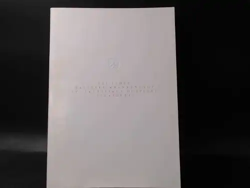 Genossenschaft der Rheinisch-Westfälischen Malteser-Devotions-Ritter e. V. (Hg.): 125 Jahre Malteser Krankenhaus St. Franziskus-Hospital Flensburg. 