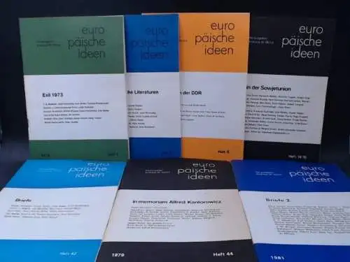 Mytze, Andreas W. (Hg.): Europäische Ideen. Konvolut mit 8 Heften in 7 Bänden. 