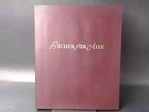 Palladium-Verlag (Hg.): Bücher für Alle. Mitteilungsblatt für die Freunde unserer Buchgemeinschaft, 2. Jahrgang/Nummer 1, Jan.1953.