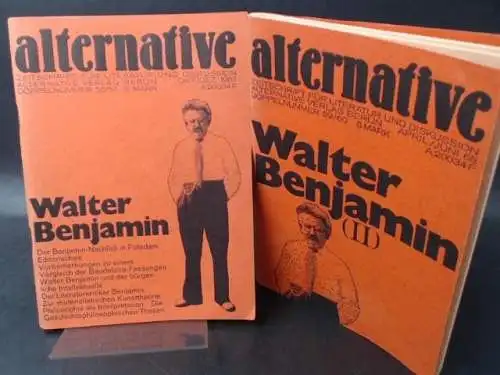 Brenner, Hildegard (Hg.): Walter Benjamin I und II. alternative. Doppelnummer 56/57-1967und 59/60-1968. 