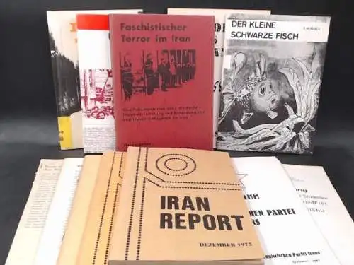 Diverse Autoren: Iran. Konvolut aus 12 Heften/Büchern. 