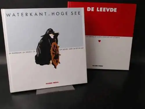 Prüss, Rainer: 2 Bücher zusammen: 1) Waterkant un Hoge See. 2) De Leevde.