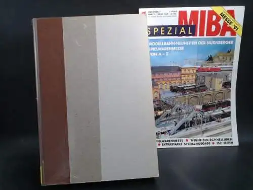 MIBA-Verlag (Hg.): MIBA Miniaturbahnen. Sammelband mit Nr. 1-12/1991 (vollständig) und 1 MIBA-Spezial 7 Messe ´91. 