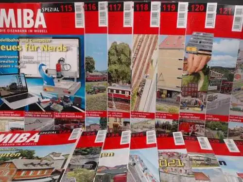 MIBA-Verlag (Hg.): MIBA-Spezial. Die Eisenbahn im Modell. Nr. 115-130. 16 Hefte zusammen. 