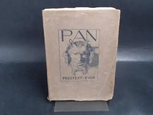 Pan: Pan Prospect-Buch. Inhalts- und Mitgliederverzeichnis der drei Jahre 1895 - 1896 - 1897 der Zeitschrift Pan. 