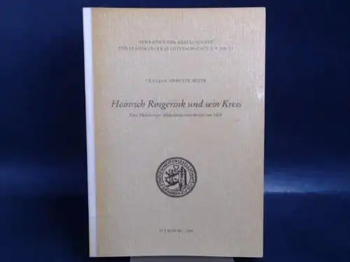 Meier, Claudia Annette: Heinrich Ringerink und sein Kreis. Eine Flensburger Bildschnitzerwerkstatt um 1600. 