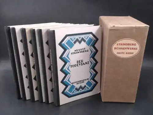 Strindberg, August: Bühnenwerke. Erste Reihe. 6 Bücher zusammen. 