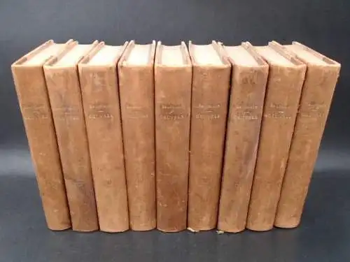 Baudelaire, Charles: Oeuvres complètes. Oeuvres posthumes. Lettres 1841 - 1866. 9 Bücher zusammen. Précédées d´une notice par Théophile Gautier. 