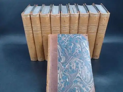 Rolland, Romain: Jean-Christophe. Vollständig in 10 Bänden. 10 tomes en 10 volumes. 