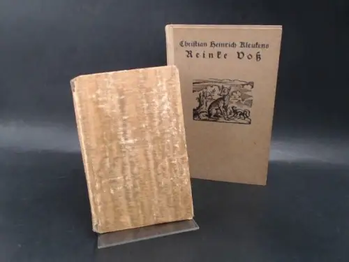 o. A: Reineke de Voss mit eener Vorklaring der olden Sassischen Worde. 1 Buch und 1 Zugabe. 