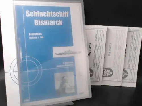 Schlachtschiff Bismarck. Rumpfbau Maßstab 1 : 200. 