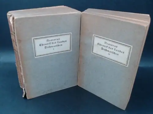 Dahlmann, F. C. (Hg.): Johann Adolfi´s, genannt Neocorus, Chronik des Landes Dithmarschen in zwei Bänden. 