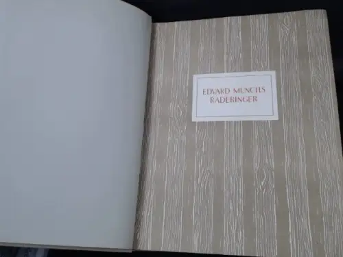 Willoch, Sigurd: Edvard Munchs raderinger. 