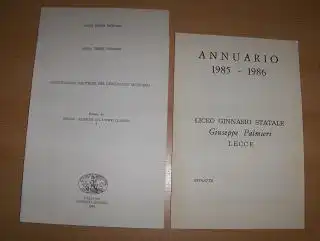 Ingrosso, Maria Teresa: 2 TITELN v. M. T. INGROSSO: "...FILOSOFICI NEL DE OTIO DI SENECA" aus ANNUARIO 1985-1986 LICEO GINNASIO STATALE Giuseppe Palmieri Lecce 89-101 // "CONNOTAZIONI POLITICHE DEL LINGUAGGIO SENECANO" aus RUDIAE - RICHERCHE SUL MONDO CLA