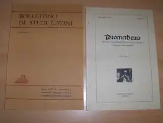 Liedberg, Godo: 2 TITELN v. G. LIEDBERG: "I MOTIVI PRINCIPALI DELL` ELEGIA AUGUSTEA" aus Prometheus Rivista quadrimestrale di studi classici Anno XXII - Fasc. 2 (Firenze 1996) 115-130 // "MECENATE LETTERATO" aus BOLLETINO DI STUDI LATINI Anno XXVI - Fasc.