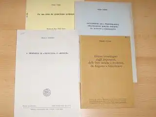 Criniti, Nicola: 4 TITELN v. N. CRINITI : "SUPPLEMENTO ALLA PROSOPOGRAFIA DELL`ESERCITO ROMANO D`EGITTO DA AUGUSTO A DIOCLEZIANO" aus "AEGYPTIS" Rivista Anno LIII (1973) , fasc. I-IV v. S. 93 b. S. 158 u. "A PROPOSITO DI `CRUSTULUM` E `MULSUM` aus "Aevum"