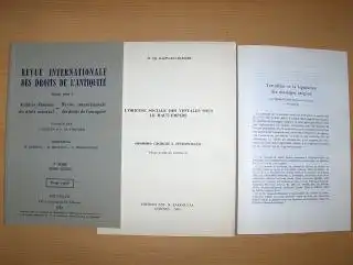 Raepsaet-Charlier, Marie-Therese: 2 TITELN v. M. TH. RAEPSAET-CHARLIER : "Clarissima femina" 189-212 // "Tertullien et la legislation des mariages inegaux" 253-263 - beides aus REVUE INTERNATIONALE DES DROITS DE L`ANTIQUITE 3eme Serie Tome XXVIII et T. XX