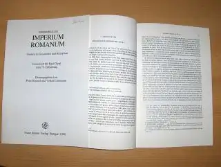 Sartori, Franco: 2 TITELN v. F. SARTORI : "ARISTOFANE E AGGIRIO NEL 405 A.C." aus HISTORIA Althist. Studien H., Bengtson (Steiner 1983) 55-77 + Beil. // "La Decima Regio nella Historia Augusta" aus IMPERIUM ROMANUM (Steiner 1998) 615-643 + Beil. Estratto 