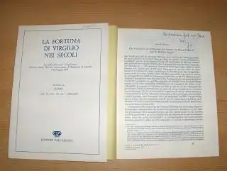 KONVOLUT VON 2 HEFTE ZUM THEMA VERGIL : "LA FORTUNA DI VIRGILIO NEI SECOLI" - 4 versch. Autoren in Italienisch. aus d. Colloquium Vergilianum- Istituto universitario di Magistero di Catania - Estratto da SILENO, Anno V e VI - N.1-4 - 1979-1980 (Edizioni D