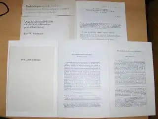 KONVOLUT VON 6 HEFTE in FLÄMISCH   HOLLÄNDISCH : W. Peremans "OVER DE HISTORISCHE WAARDE VAN DE GRIEKS ROMINSE GESCHIEDSCHRIJVING" aus AWLsK Jahrg. 42.. 