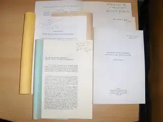 KONVOLUT VON 5 HEFTE in ITALIENISCH MIT JE EINE WIDMUNG: Giovanni Casadio "ANTROPOLOGIA ORFICO-DIONISIACA NEL CULTO DI TEBE, CORINTO E SICIONE" aus "Sangue e Antropologia, Riti e culto", Roma, 1984, S.191-260 inkl. Bibliographie // Antonino Grillone "SUL-