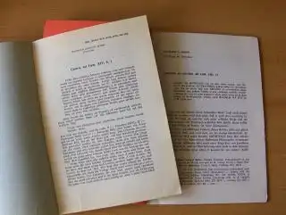 Böhm *, Richard Gregor: 2 TITELN v. R.G. BÖHM : "Cicero, ad Fam. XIV, 5, 1" aus "Helikon" Univ. d. Messina (Anno XVIII-XIX - 1978-1979)...