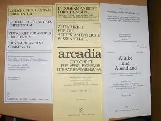 Brennecke, Hanns Christoph, Erwin Koppen Hans Christoph Schmitt u. a: KONVOLUT VON 9 HEFTE (Sonderdruck   z. teil nicht im Handel) von W. de.. 