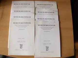 Delz, Josef: KONVOLUT VON 8 HEFTE MUSEUM HELVETICUM (Schweizerische Zeitschrift für klassische Altertumswissenschaft) : dav. 4 Hefte von Josef Delz   "Horatius ex Horatio.. 