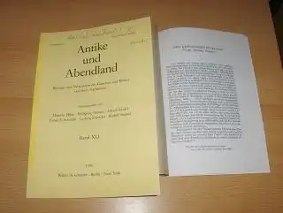 Krischer *, Tilman: 2 TITELN v. T. KRISCHER: "DREI DEFINITIONEN DES GLÜCKS Pindar, Herodot, Prodikos" aus Rheinisches Museum für Philologie, 136. Bd., Heft 3 4.. 