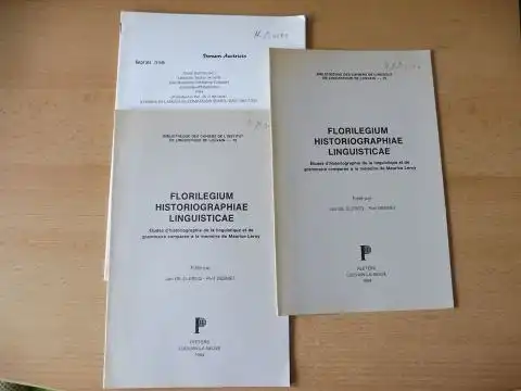 Rosen *, Hannah and Haim B. Rosen *: 3 TITELN (Englisch) : Haim B. Rosen "ARISTOTLES`S THOUGHTS ON LANGUAGE - AN OUTGROWTH OF AN INTELLECTUAL CLIMATE" S. 87-95 / u. Hannah Rosen "DEMUM: A MESSAGE-ARTUCULTING PARTICLE" S. 173-184 beides aus FLORILEGIUM HIS