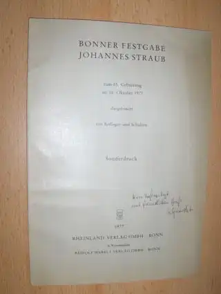 Girardet, Klaus M: Ciceros Urteil über die Enstehung des tribunates als Institution der römischen Verfassung (rep. 2,57-59) Extrakt - Extraits + AUTOGRAPH auf d. Cover *. Sonderdruck. 