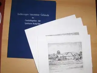 Eder, Erich, Otto Schweiger und Peter Kaps (Berater): Radierungen historischer Gebäude im Geschäftsgebiet der Sparkasse Rottal-Inn *. 