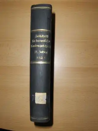 Riedner (Schriftleitung), Otto: Zeitschrift für bayerische Landesgeschichte. Zweiter Jahrgang (II.-1929) *. Herausgegeben ...bei der Bayer. Akademie der Wissenschaften in Verbindung mit der Gesellschaft für fränkische Geschichte. 