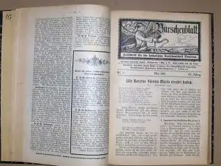 Braun (Redaktion) *, Expositus Joseph: Burschenblatt - Zeitschrift für die katholische Burschenschaft Bayerns. IX. Jahrgang 1912 (Januar bis Dezember). 