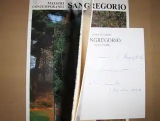Pivi (Direct.), Alberto: Maestri Contemporanei. (Giancarlo) SANGREGORIO. 2 Titeln *. (Mit Widmung von Künstler). 